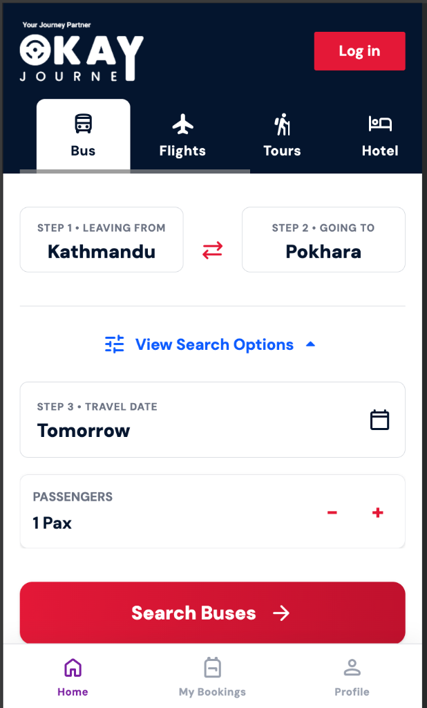 OkayJourney App Screenshot